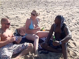 Dutch Bbw Bibi Anal Threesome In The Woods