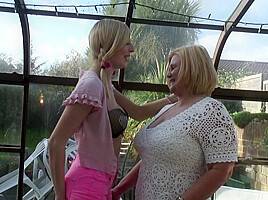 British Mature Lesbian Has Sex With A Hot Young Babe – MatureNL