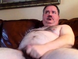 Bearded Daddy Jacks Off