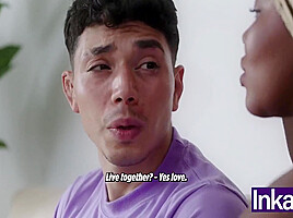 Traiciono A Mi Hermanastro Cuando Sale A Trabajar Y Me Follo A Su Novia Ebony Culona Latina. 11 Min – Ricardo Inka And Angela Evano