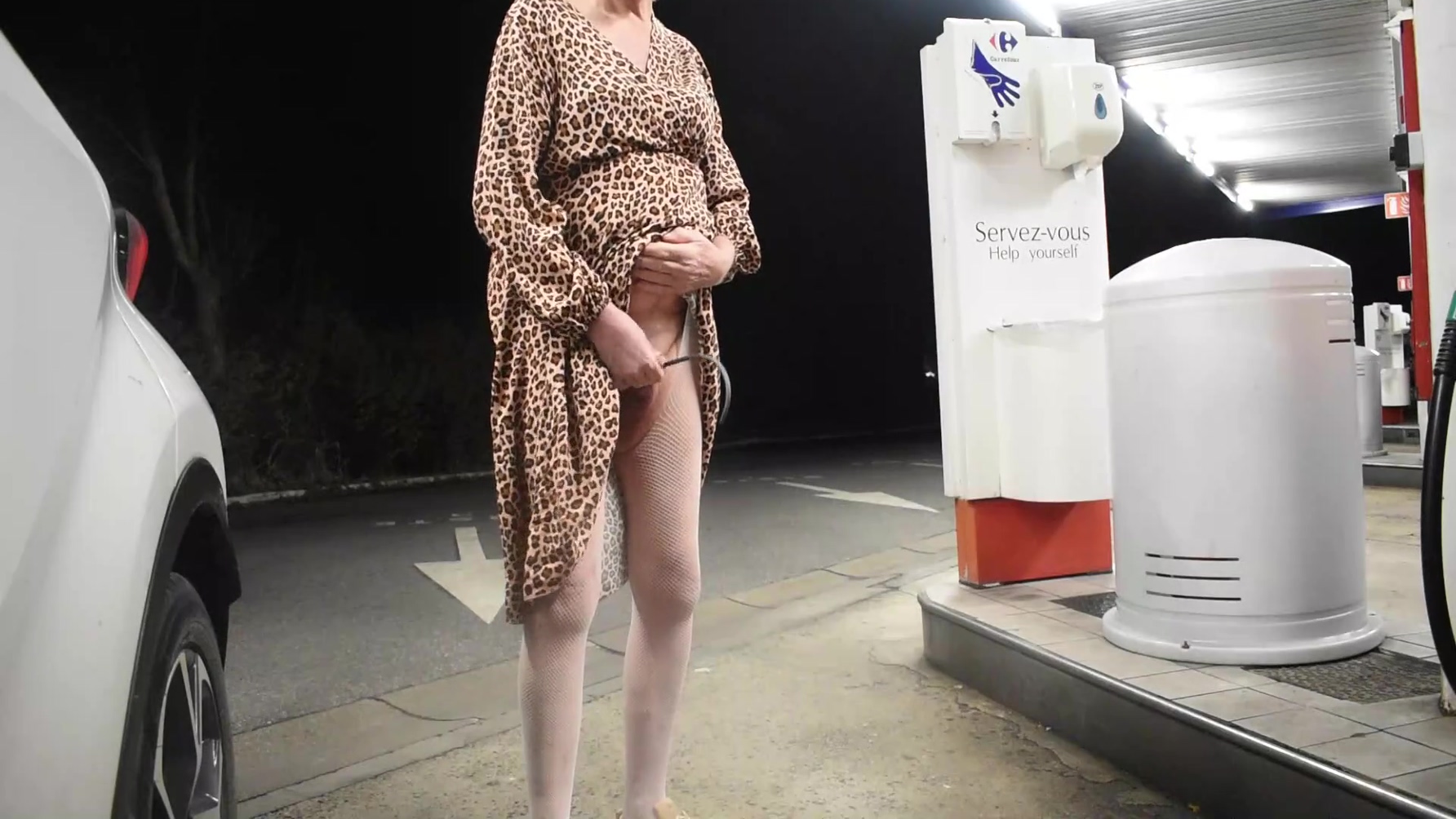 Urethral Sounding Outdoors Lingerie 2